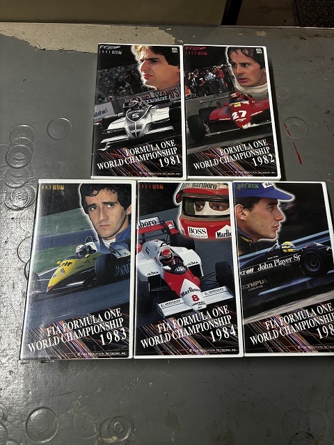 中古 FIA FORMULA ONE WORLD CHAMPIONSHIP 1981.1982.1983.1984.1985 F1 総集編拍卖