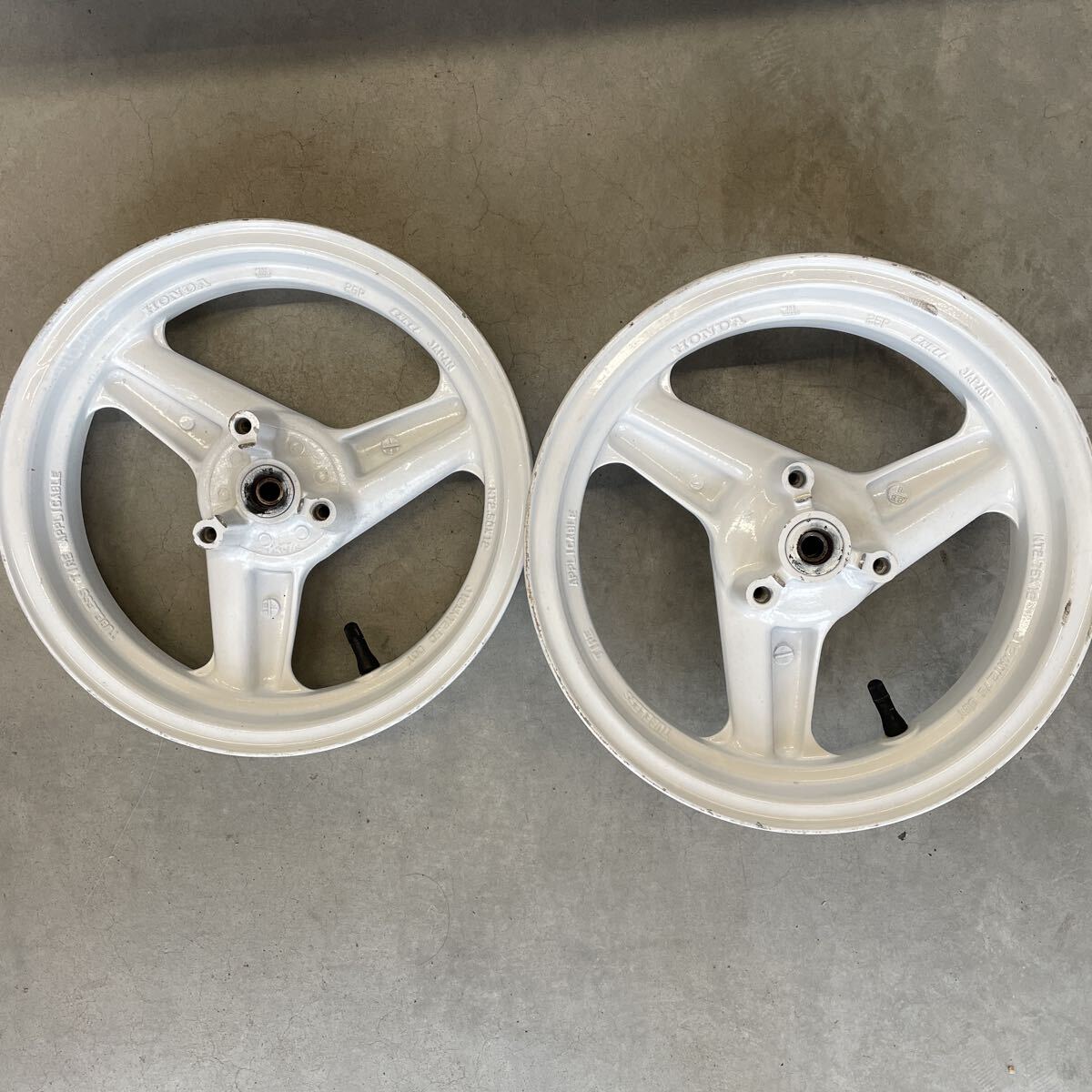 NSR50 ホンダ純正 ホイール セット フロント リア 前後 J12×MT2.5 J12×MT2.75 JAPAN ENKEI拍卖