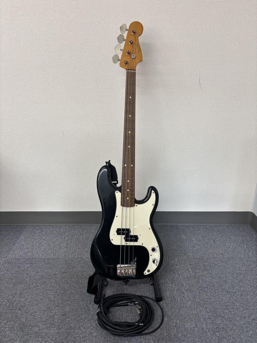 J42414032516 Fender フェンダー PRECISION BASS プレシジョンベース エレキベース ギター guitar ブラック 弦楽器 音楽 現状品 中古拍卖