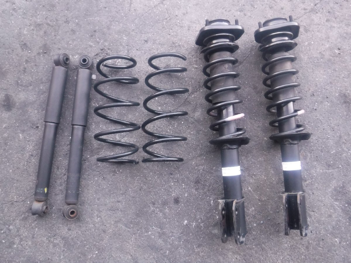 H82W EKワゴン クラッシィ 純正 フロント ショック リア スプリング ストラット 左右 42,359㎞物 イーケー EKスポーツ 22年式 H92W 三菱 前拍卖