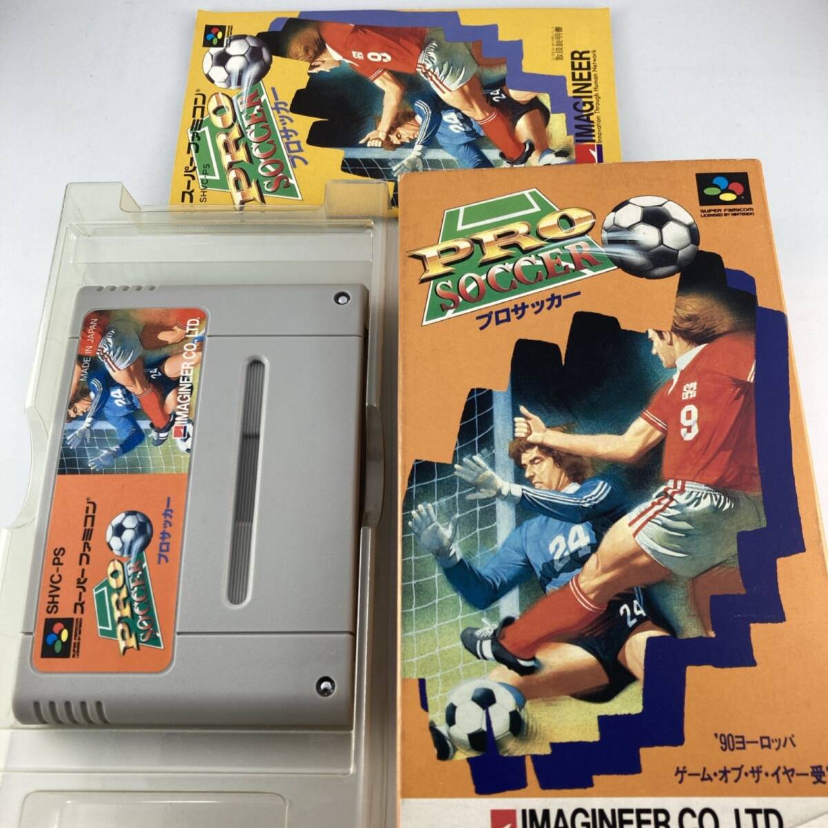 スーパーファミコンソフト PRO SOCCER 1991/09/20 SHVC-PS 4965857002019拍卖