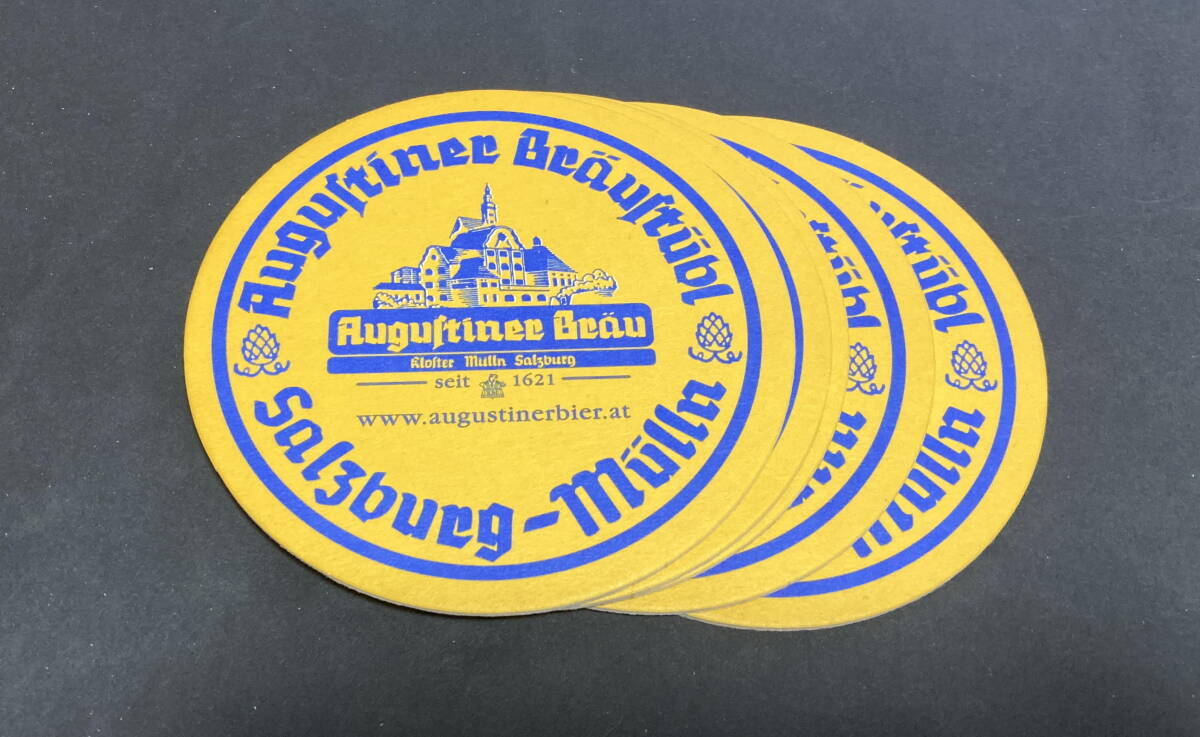 即決【未使用コースター】Augustiner(オーストリア・ザルツブルク)5枚 拍卖