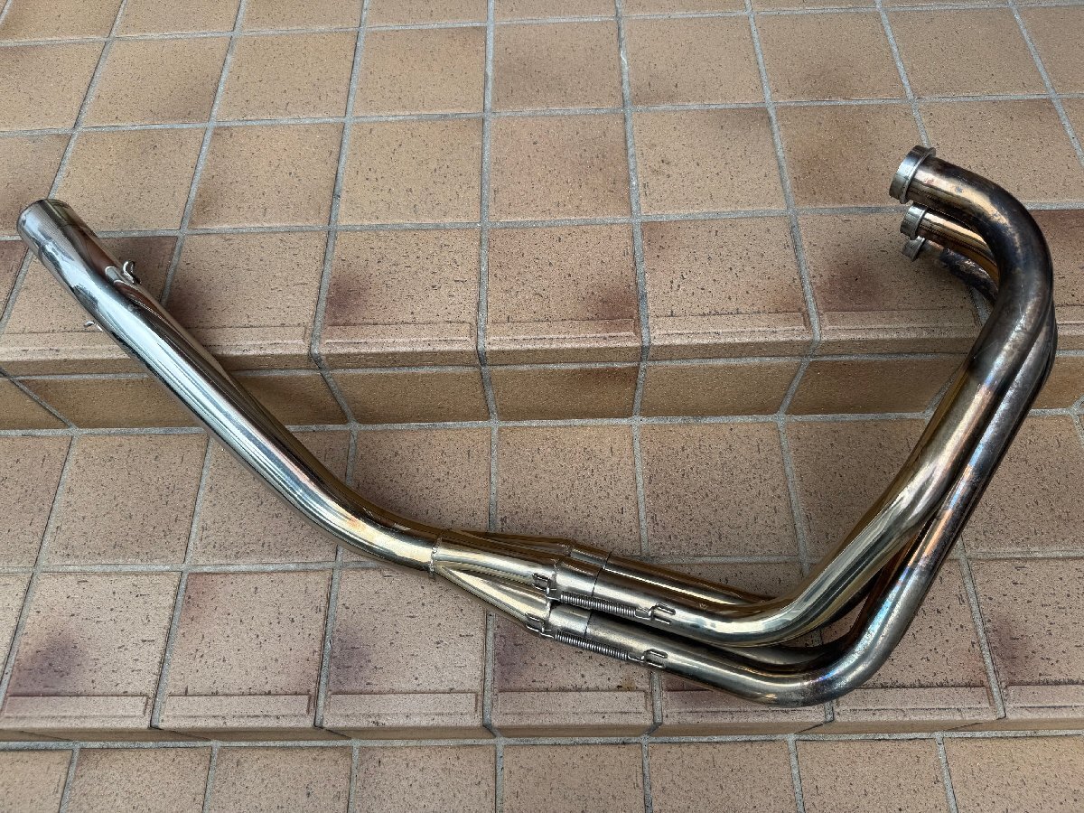 ▼ ZRX400 ▲ ノジマ FASARMのステンエキパイです!4-1マフラー ● 50.8Φ ♪拍卖