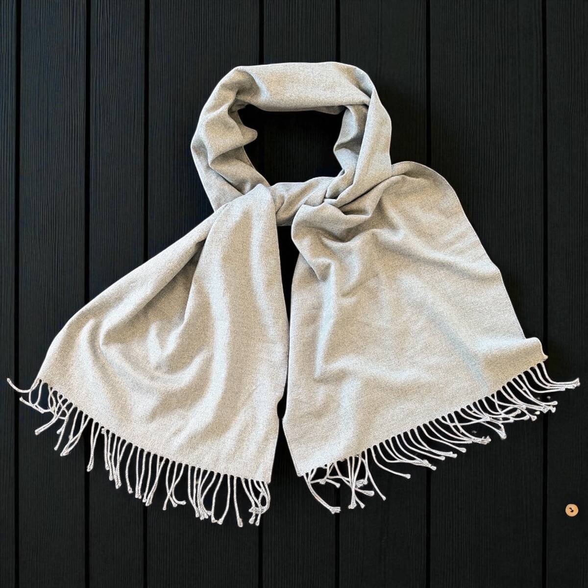 エルメネジルドゼニア Ermenegildo Zegna 美品 マフラー シルク拍卖