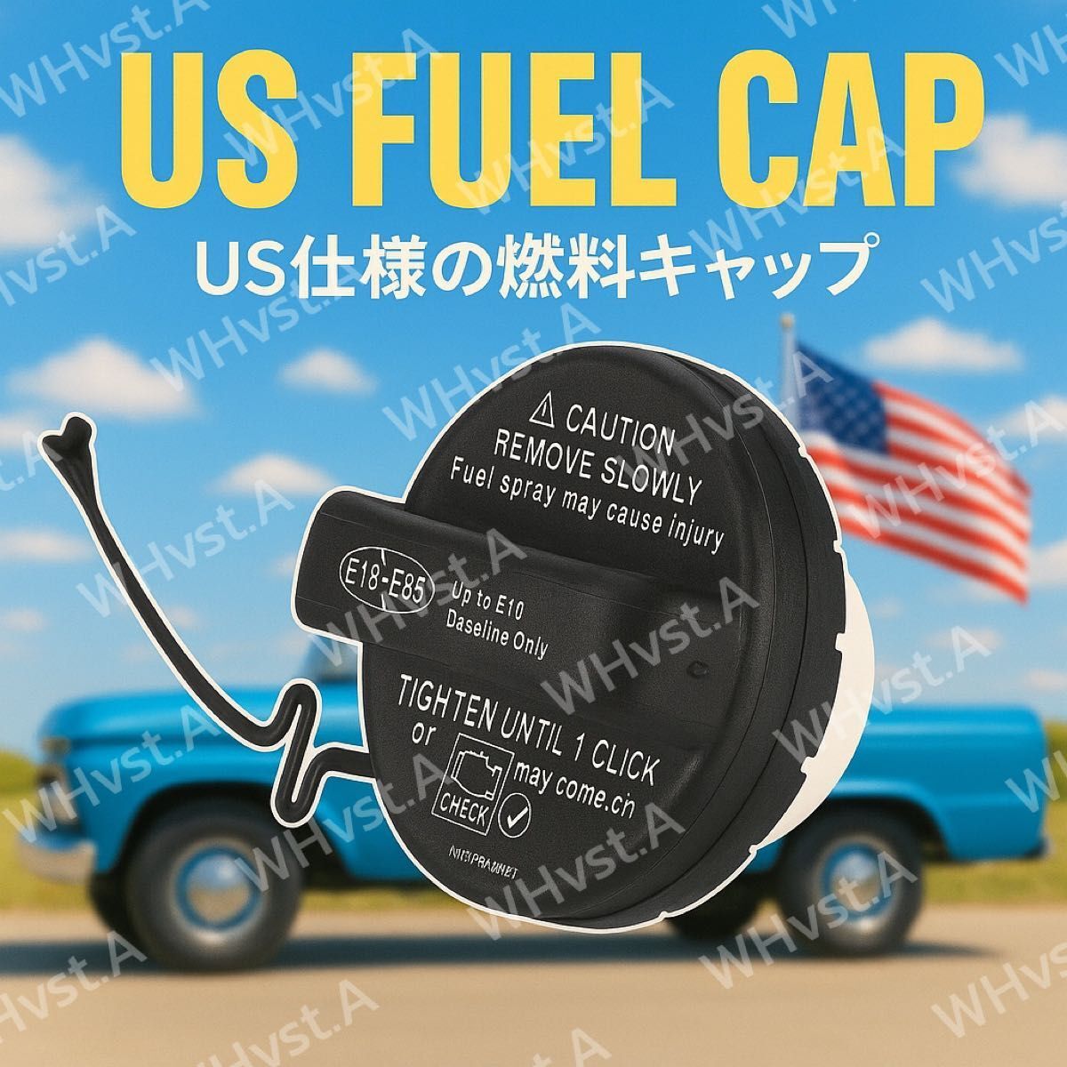 フューエルキャップ ガソリン 給油口 燃料 US 北米 仕様 トヨタ ジムニー ブラック 黒拍卖