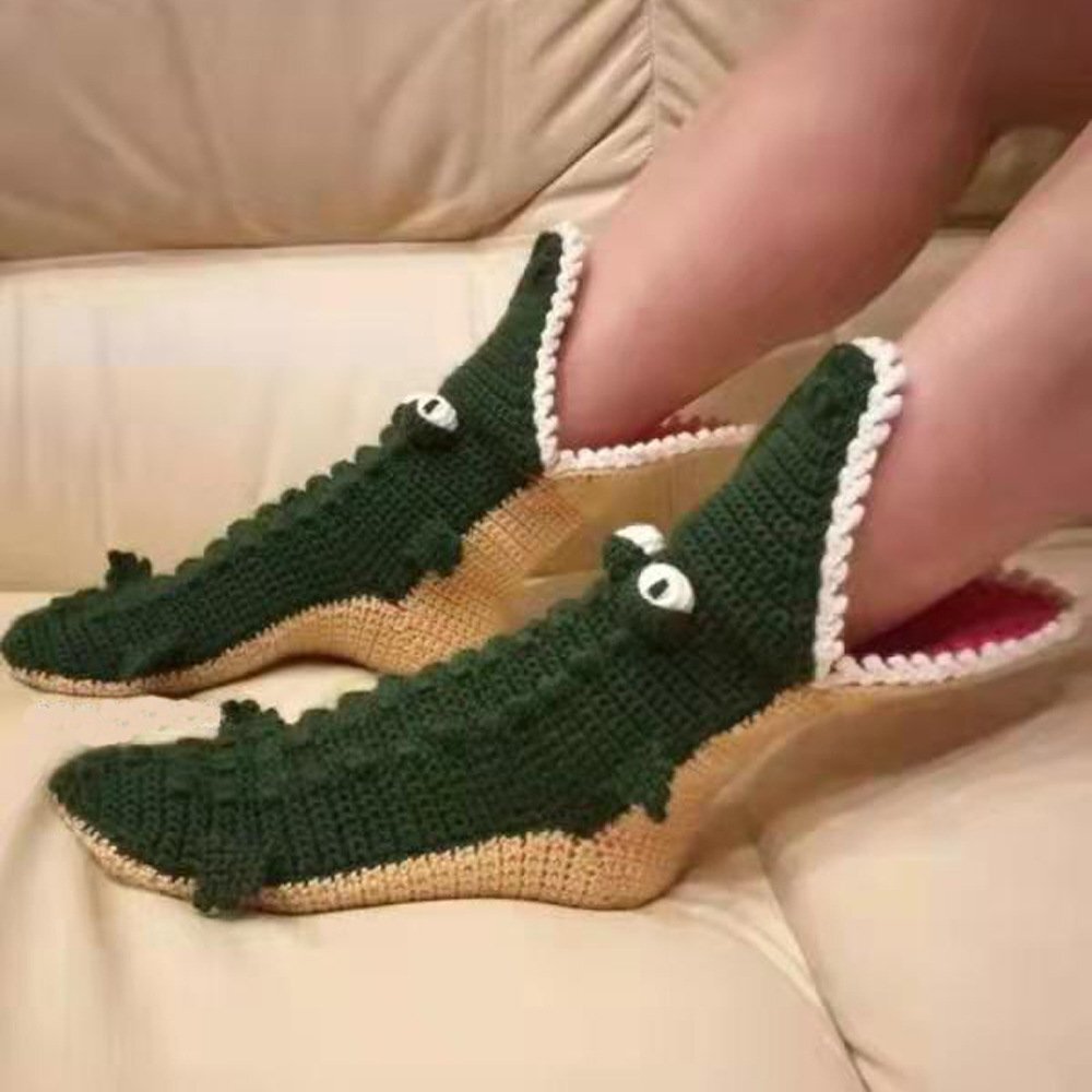 靴下 ソックス くつ下 動物 ワニハイソックス socks 可愛い サンタクロース クリスマス プレゼント ニット 女の子 男の子 大人 男女兼用拍卖
