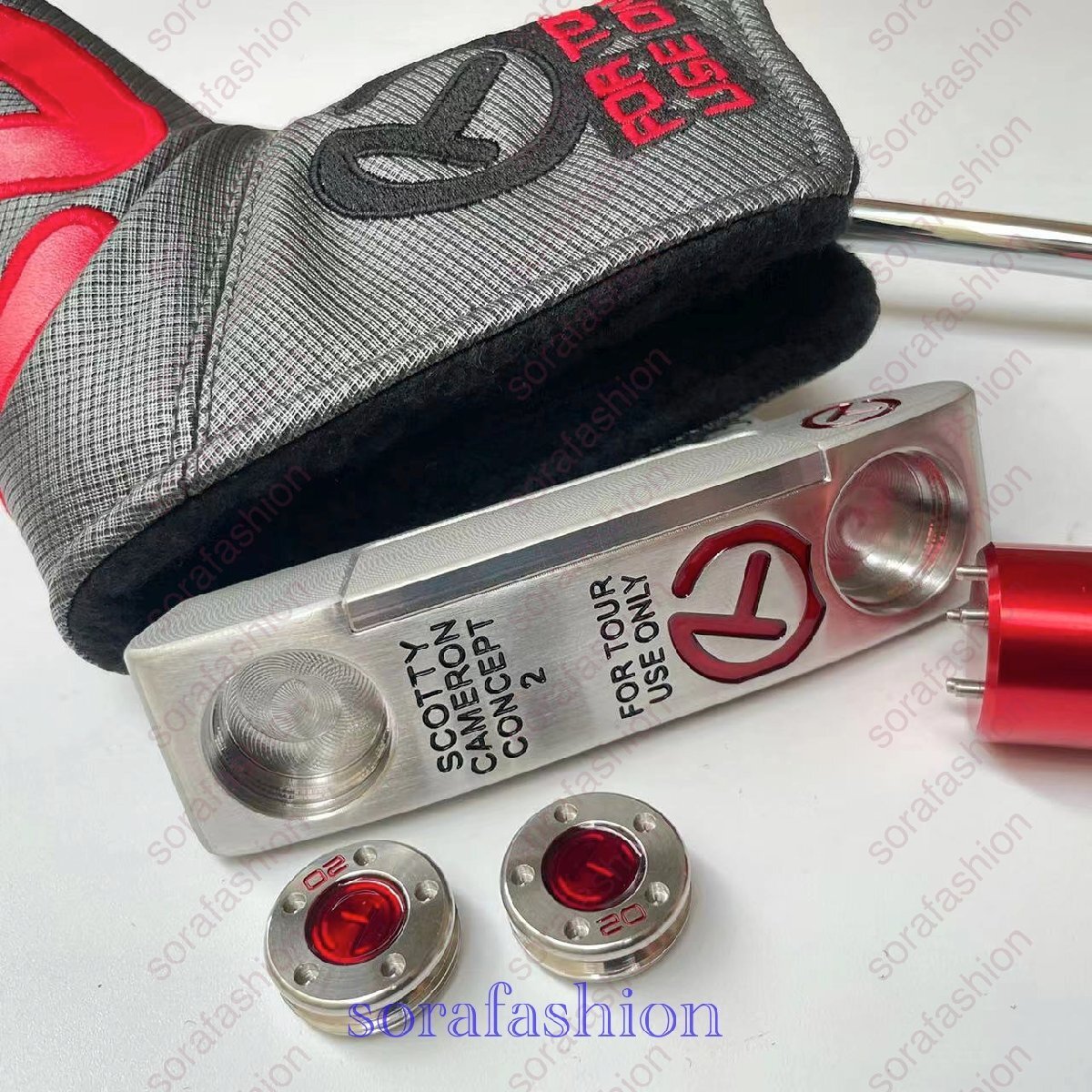 翌日発送 美品 33インチ スコッティ キャメロン タイトリスト ゴルフパター 赤サークルT CAMERON CONCEPT2 FOR TOUR USE ONLY ゴルフクラブ拍卖