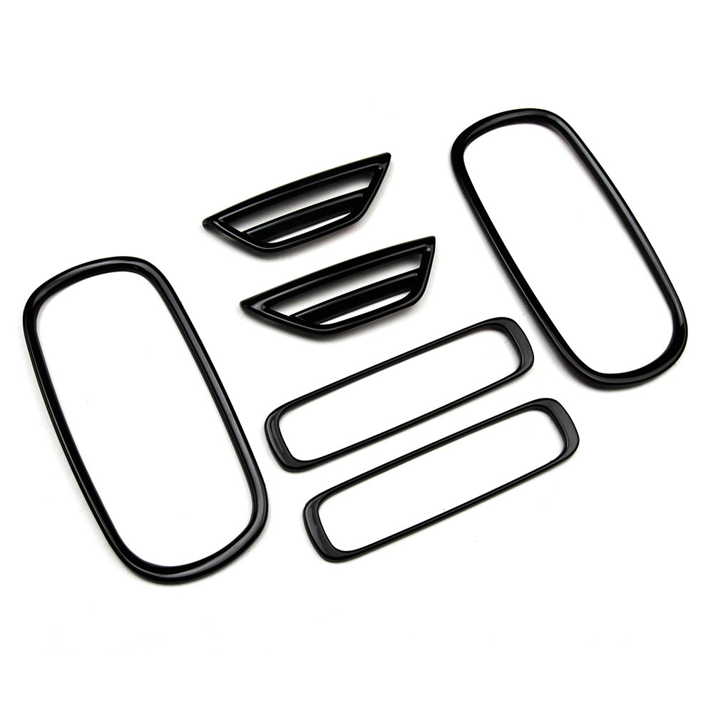 トヨタ 新型アクア MX系 パーツ サイドエアコン吹き出し口カバー インテリアパネル 内装 6P ピアノブラック@拍卖