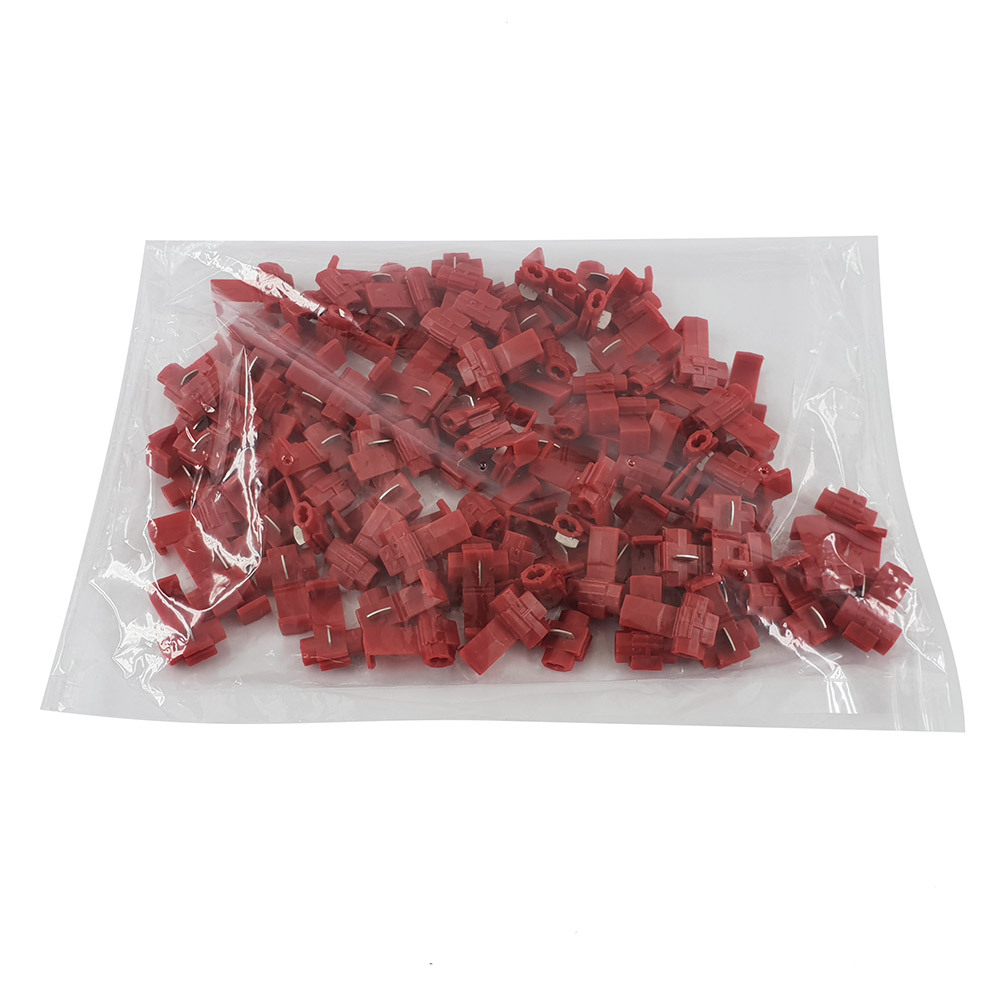 エレクトロタップ/配線分岐コネクター 0.5~0.85sq 赤 100個拍卖