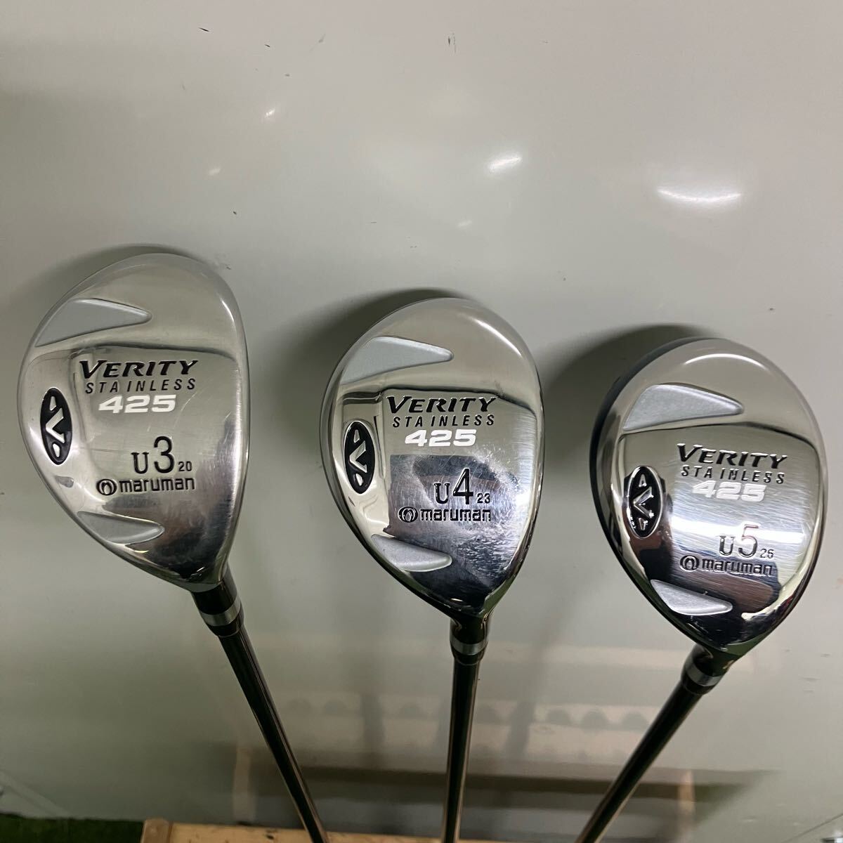maruman マルマン VERITY 425 ユーティリティ 3本セット 【マルマン】#3.4.5 フレックスR拍卖