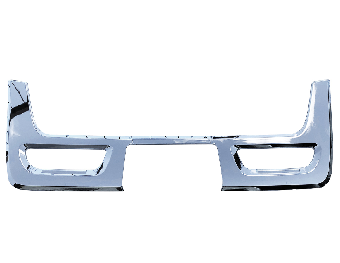 本州送料無料 いすゞ ファイブスターギガ メッキ バンパー センター カバー 3分割セット グリル下拍卖