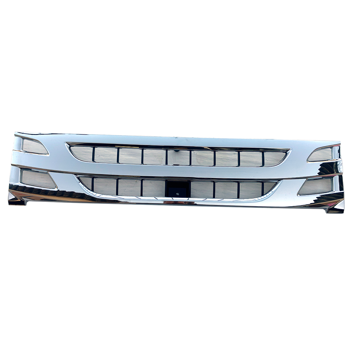 本州送料無料 イスズ 07 エルフ メッキ グリル 標準キャブ セット ローキャブ メッキパーツ拍卖