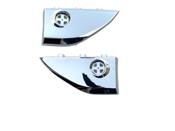 本州送料無料 日野 新型 17 レンジャー メッキ ステップ スカート 左右セット ハイタイプ サイドパネル拍卖