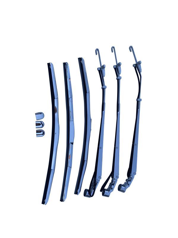 本州送料無料 日野 大型 17プロフィア(H29.5〜) クロームメッキワイパーアーム&ブレードセット拍卖