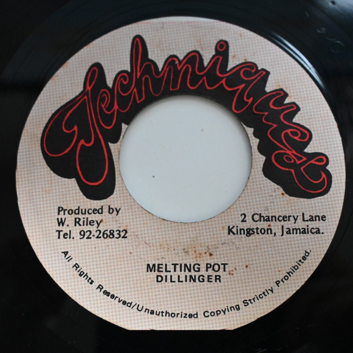 r051<7インチ/ジャマイカ/Techniques>「Dillinger / Melting Pot」拍卖