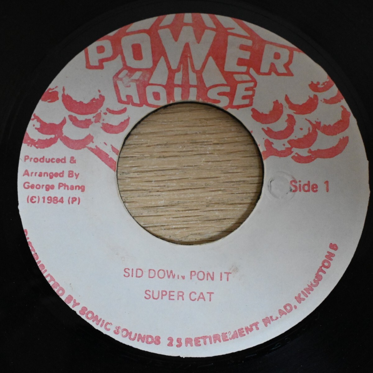 r089<7インチ/ジャマイカ/Power House>「Super Cat / Sid Down Pon It」拍卖
