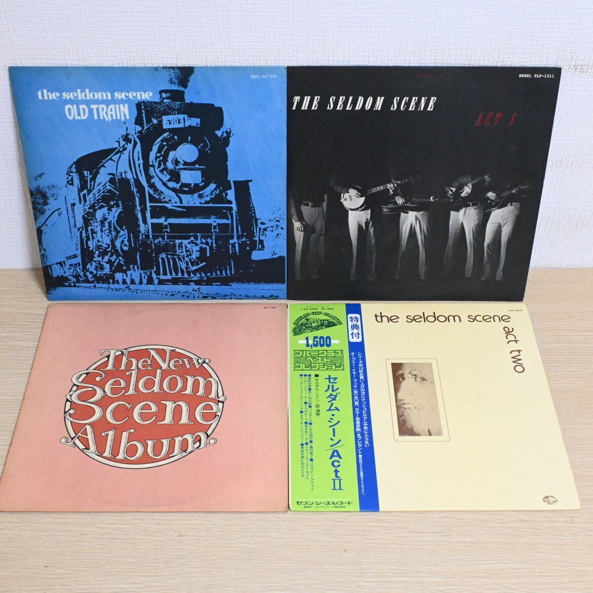 セット652 THE SELDOM SCENE セルダム・シーン LP レコード 4点拍卖
