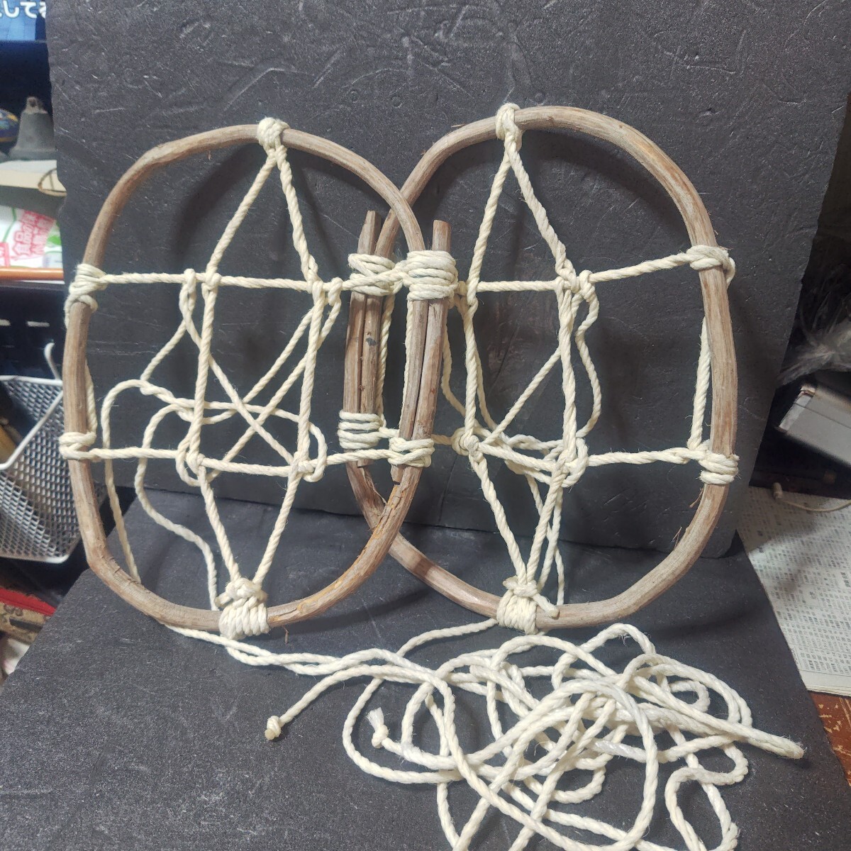 かんじき 木製 レトロ拍卖