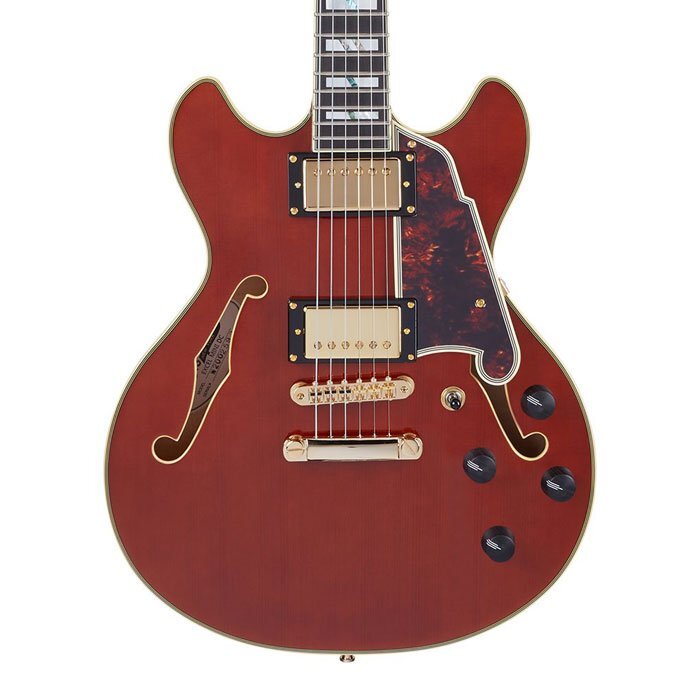 ストラッププレゼント 本数限定セール 送料無料 D'Angelico ディアンジェリコ エレキギター Excel Mini DC, Viola ケース付 セミアコ拍卖