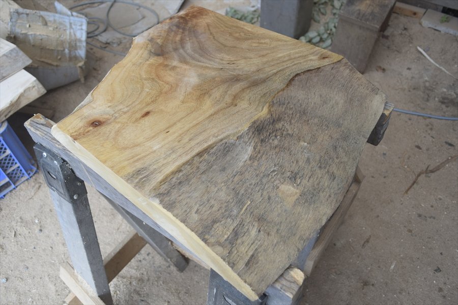 ■素材祭り■アウトレット■クス(樟)■W47cm×D47~50cm×H5.9cm■DIY■木工■Z104拍卖