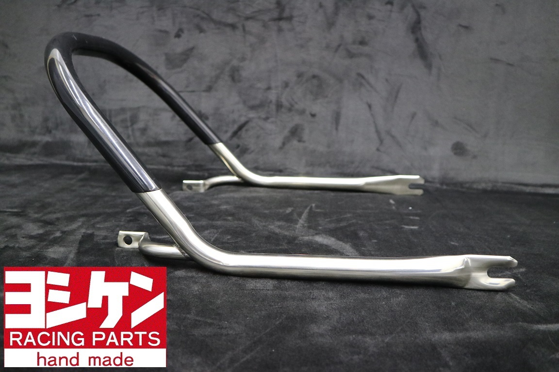 送料込 GS400 メッキ タンデムバー 黒 ゴム巻き /キジマ 仕様 外装 BEET グラブバー タンデムグリップ キャリア GS400E 拍卖