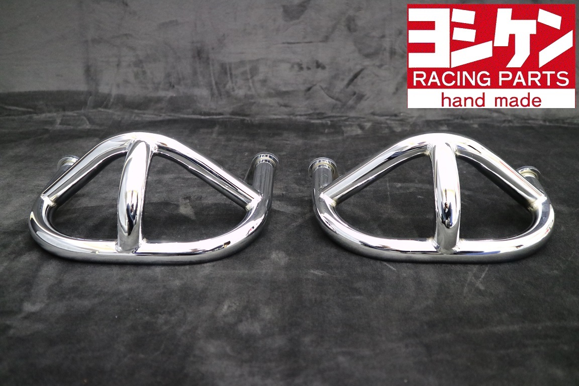 送料込 Z1 Z2 エンジンガード メッキ 取付シャフト 専用 / Z900 Z750RS 外装 スラッシュガードZ750D KZ900プロテクター 拍卖