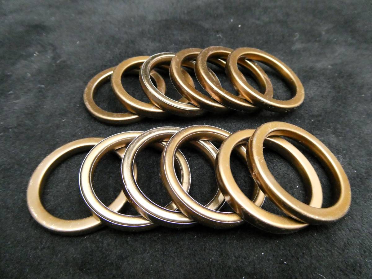 【送料無料】マフラーガスケット 平型12枚/強化版CBX400F NC31 CBR400F NC42 CBX550F CB400Four NC36 CB400SF NC39ワッシャー拍卖