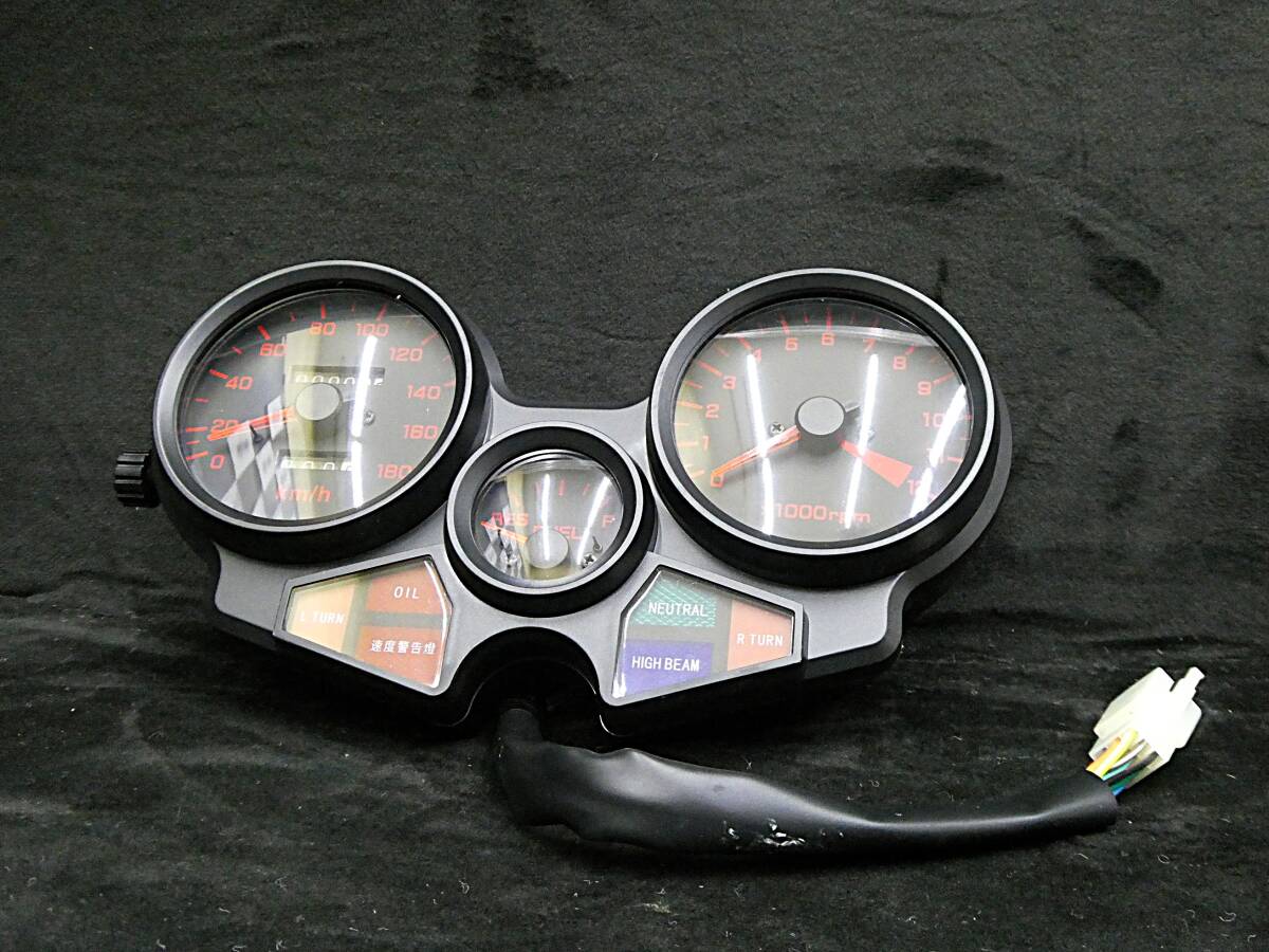 【送料無料】メーターユニット CBX400F 赤/ 2型仕様 訳あり 保証無しCBX550F NC07 PC04外装 メーターケース メーター カバーASSF社外リプロ拍卖