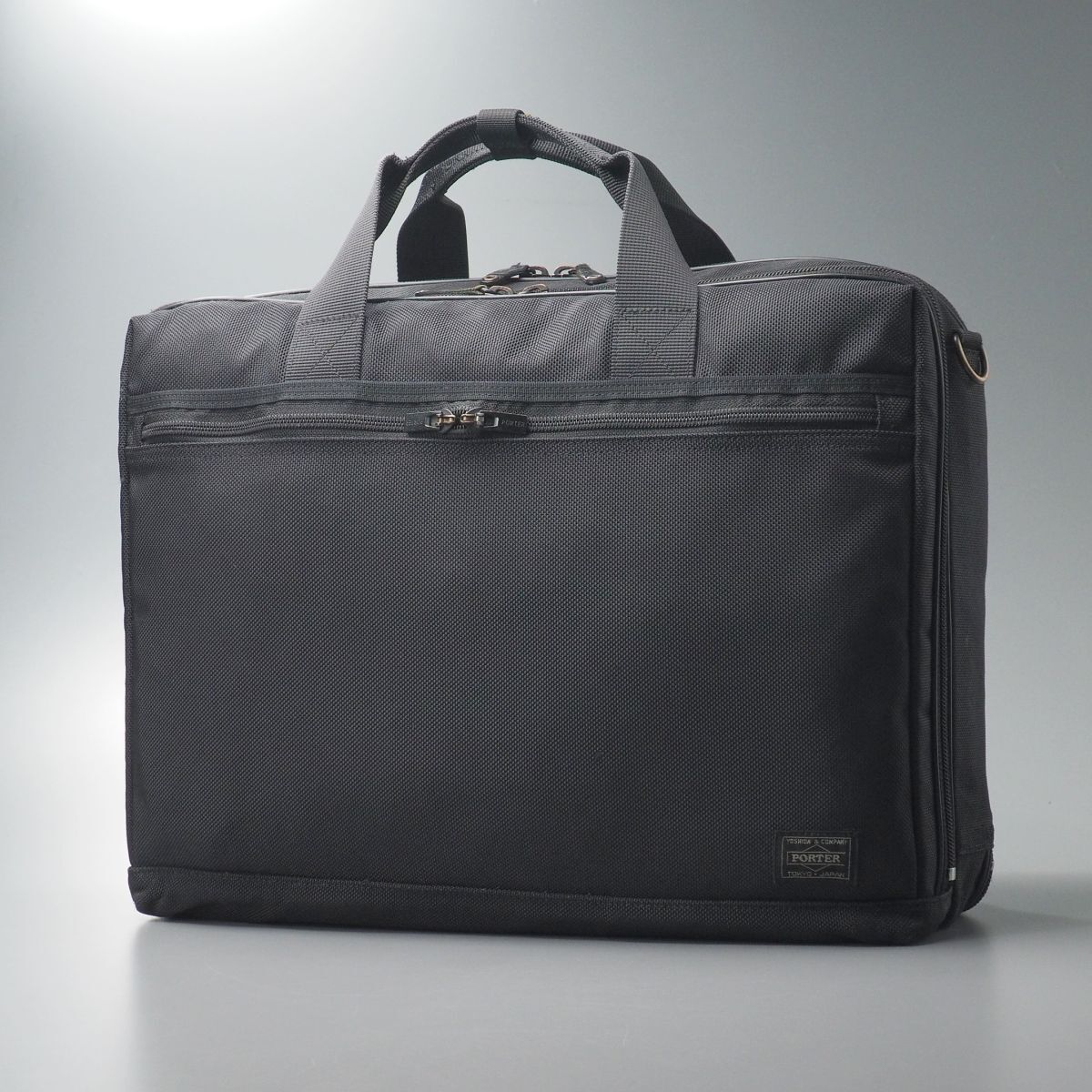 TJ5072//*ポーター/PORTER*ステージ/STAGE/3wayブリーフケース/リュックサック/ビジネスバッグ/鞄/黒/ブラック拍卖