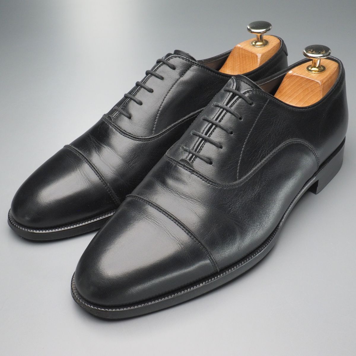 MI2337//*リーガル/REGAL*11KR/メンズ/ストレートチップ/キャップトゥ/レザーシューズ/革靴/黒/ブラック拍卖