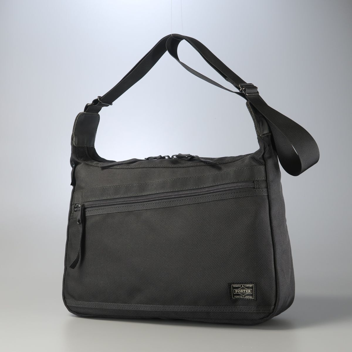 TJ5090◎キリン SUPER FIRE スーパーファイア × PORTER ポーター 吉田カバン ショルダーバッグ クロスボディバッグ 鞄 ブラック 黒拍卖