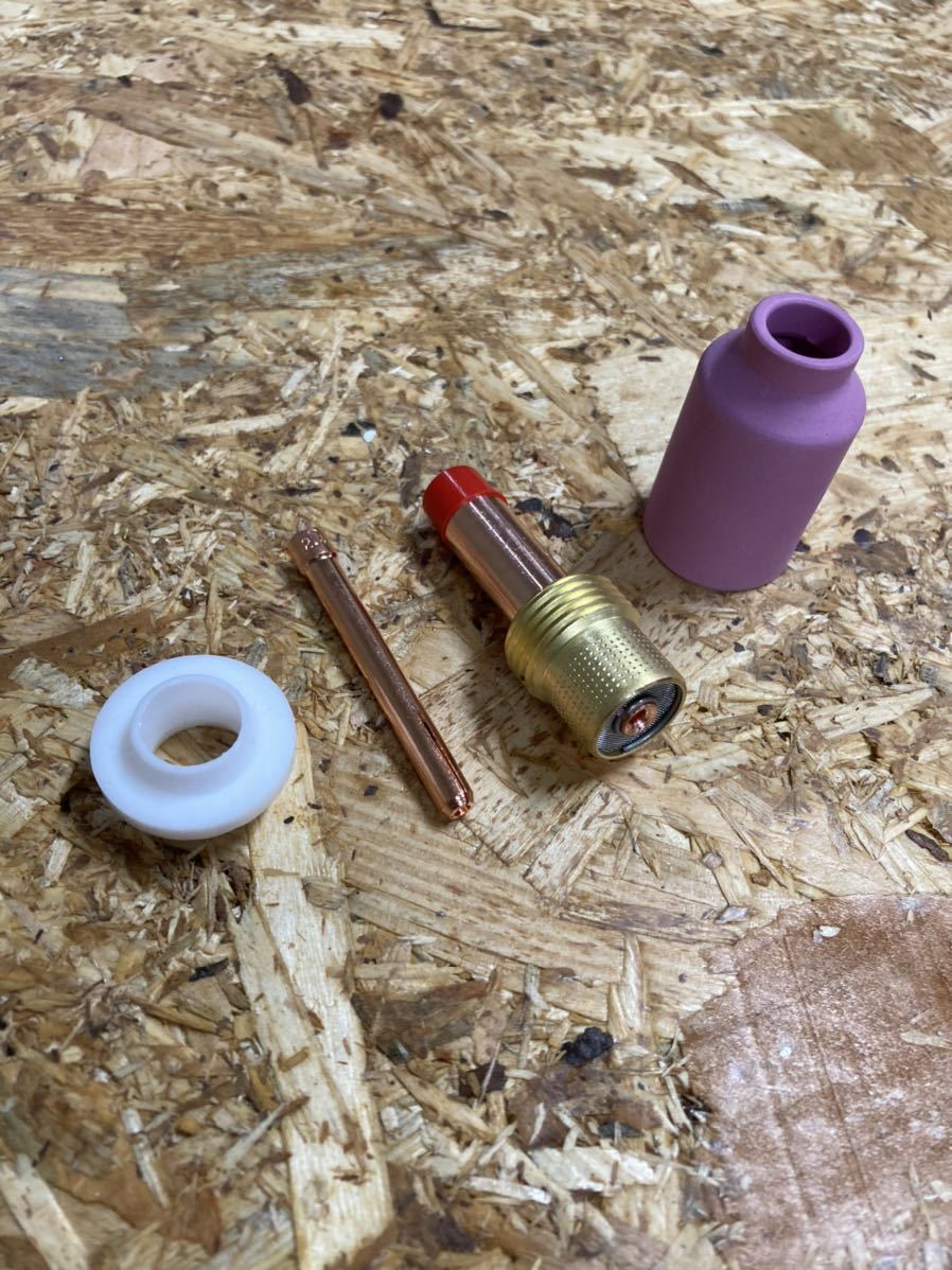 TIG溶接 2.4mm ガスレンズ コレットボディ コレット ノズル トーチ適合WP-17 WP-18 WP-26 ダイヘンパナソニックウェルドクラフト拍卖