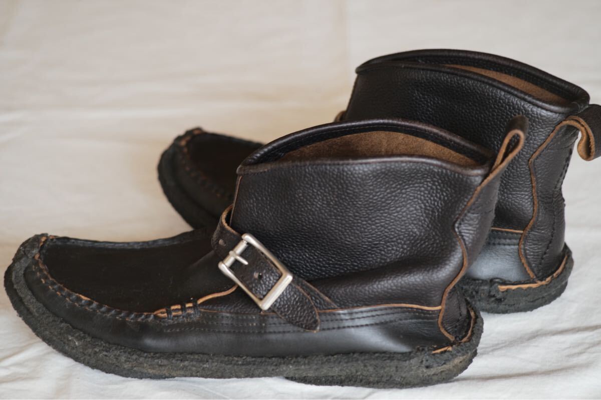 ユケテン yuketen MOCCASIN BOOTS クレープソール ラッセルモカシン拍卖