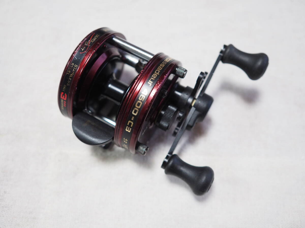 ♪♪美品 ABU アンバサダー 4600-C3 ワインレッド♪♪拍卖