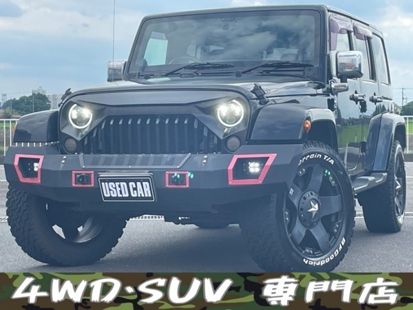 ラングラー アンリミテッド サハラ 4WD ワンオーナー 社外グリル 社外ヘッドライ拍卖