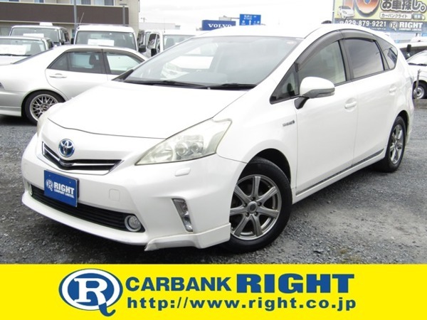 プリウスα 1.8 S ツーリングセレクション メモリーナビ バックカメラ フルセグTV拍卖