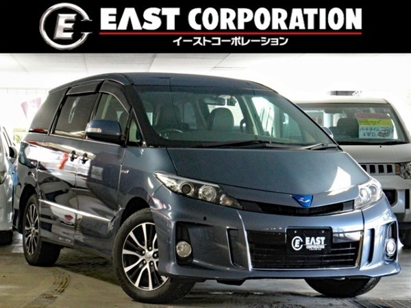 エスティマハイブリッド 2.4 アエラス レザーパッケージ 4WD 後期型 本州仕入 電動リアゲート 両側パ拍卖