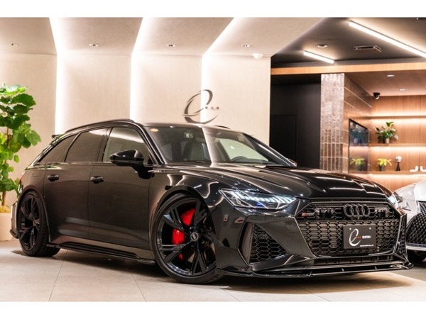 RS6アバント エアサスペンション装着車 4WD AKRAPOVICチタンマフラー カーボンスタイ拍卖