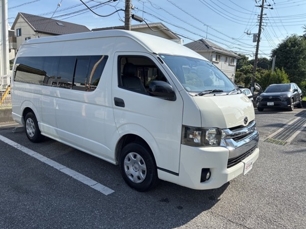 ハイエースバン 2.7 DX ワイド スーパーロング ハイルーフ GLパッケージ 床張り施工 社外ナビTVバックカメラ ETC拍卖