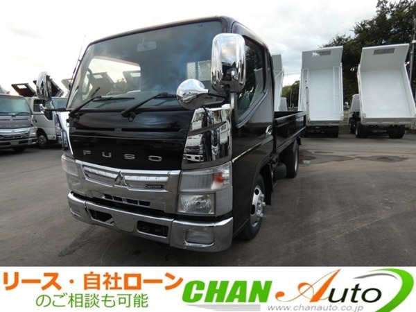 キャンター 2トン 平ボディー オートマ 250968 電動ミラー ナビゲーション 積載量2000kg拍卖