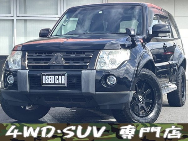 パジェロ 3.0 ロング エクシード 4WD ブラックレザーシート オバフェン シート拍卖