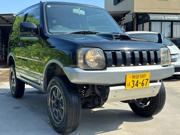ジムニー 660 ランドベンチャー 4WD リフトアップ ハーフレザーシート ETC拍卖