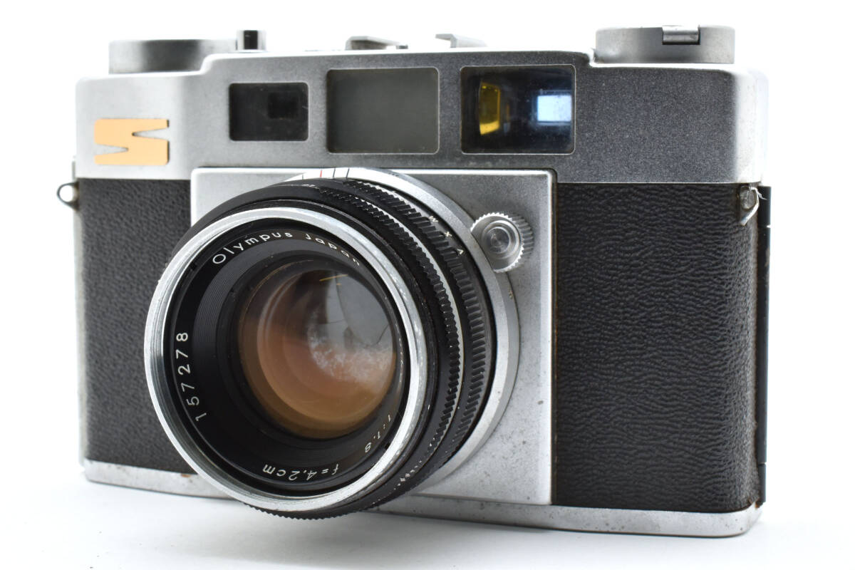 良品 オリンパス OLYMPUS 35-S F1.8 4.2cm レンジファインダー フィルムカメラ #0805 #085 #1347拍卖