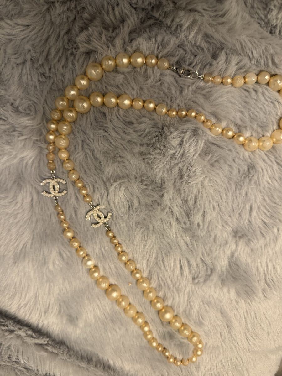 1円スタート 【CHANEL】シャネル パール ネックレス 本真珠 パールネックレス アクセサリー アクセサリー拍卖