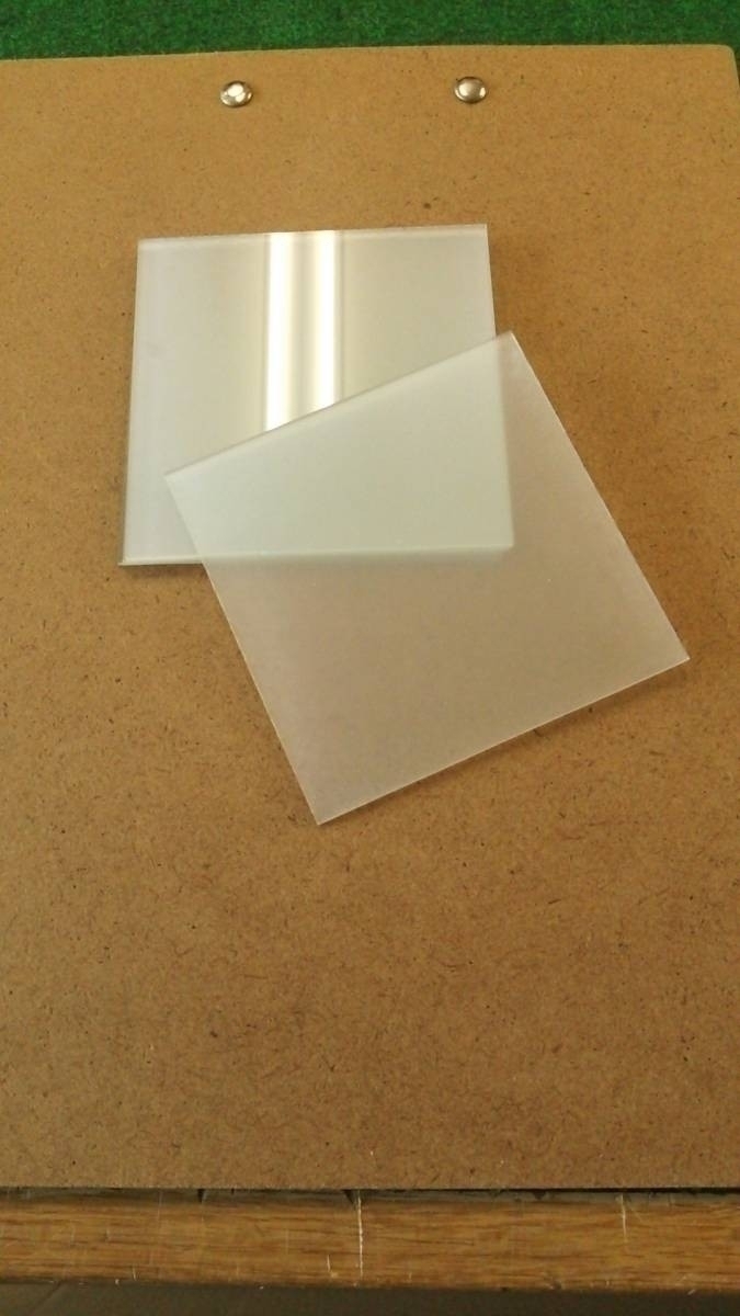 2㎜スリ板ガラス10㎝×10㎝×5枚¥600拍卖