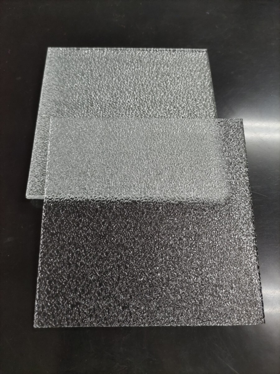 2㎜カスミ板ガラス10㎝×10㎝×5枚¥600拍卖