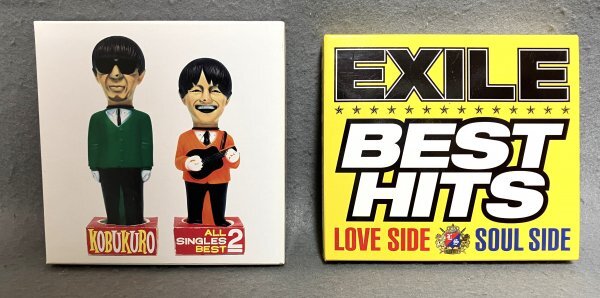 【二つセット】コブクロ ALL SINGLES BEST 2 4CD & EXILE BEST HITS -LOVE SIDE / SOUL SIDE- 2CD+2DVD ベスト アルバム ■貴693三拍卖