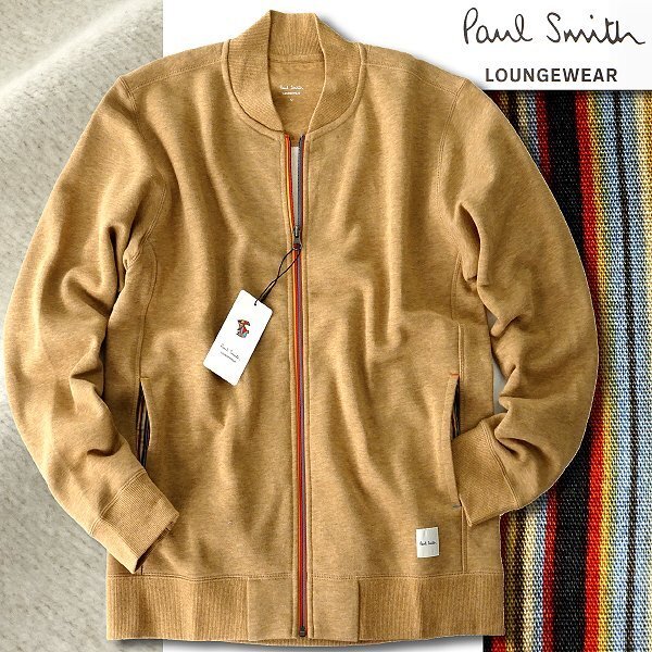 新品 ポールスミス 秋冬 裏暖 アーティストストライプ スウェット ブルゾン LL 【J43792】 Paul Smith メンズ ストレッチ ジャケット拍卖