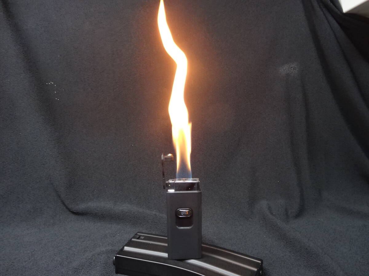 □ 動作の気持ち良い・フリック着火式ガスライター・動画あり・幅広の5つの炎・ファイブ・スプレッドファイヤー・新品未使用 □拍卖