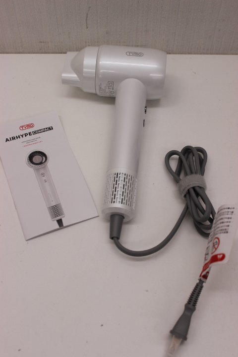 ○展示品 TYMO エアーハイプ コンパクト ヘアドライヤー HC603/TYM1002 ホワイト【動作保証出品】拍卖